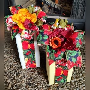 Handcrafted wooden  decor